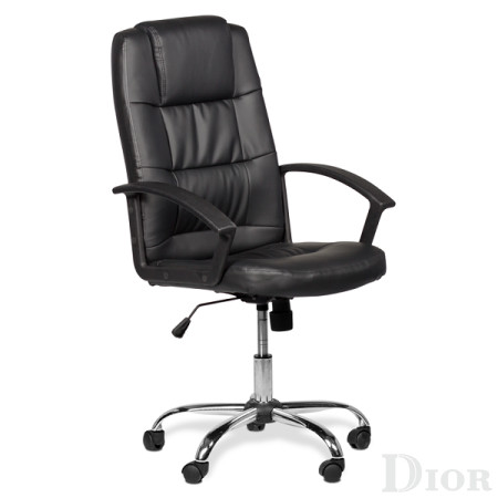 OФИС СТОЛОВЕ  Офис кресло В 6076 eco - черен, беже, бял