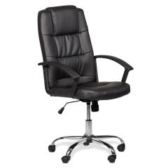 Офис кресло В 6076 eco - черен, беже, бял